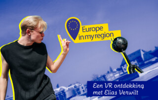 Europe in my region Campaign visual. Elias Verwilt x EFRO x ESF -Event Branding